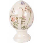 Clayre & Eef Vajíčko na podstavci s lučními květy Flowers of Love M Ø 12*19 cm – Hledejceny.cz