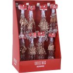 KOOPMAN Vánoční ozdoba PP champagne různé tvary 16 cm mix 1ks – Hledejceny.cz