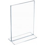 A-Z Reklama CZ plastový stojánek na 1 list papíru tvar T na výšku A4 – Zboží Mobilmania