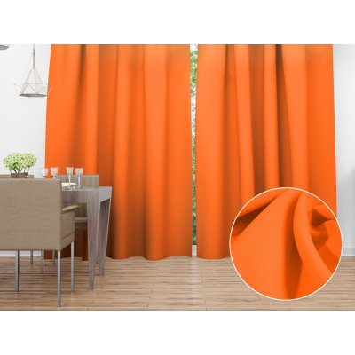 Biante Dekorační závěs Rongo RG-035 Oranžový 140x200 cm – Hledejceny.cz