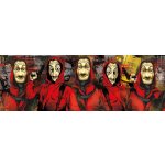 Clementoni 39545 NETFLIX La Casa de Papel panorama 1000 dílků – Zboží Mobilmania
