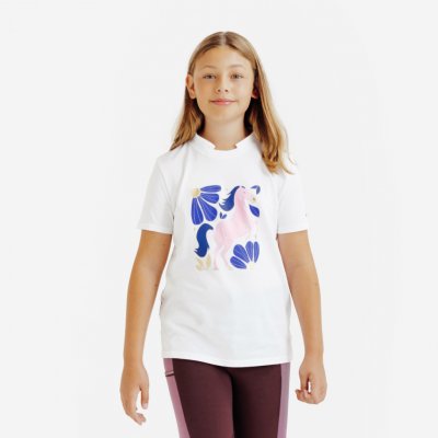 FOUGANZA Dětské jezdecké polo tričko Magic – Hledejceny.cz