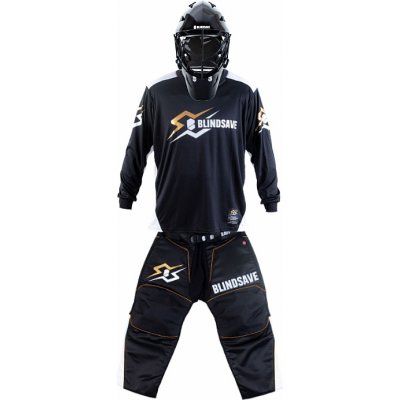 Blindsave Brankářský set “X” black + maska Shark black