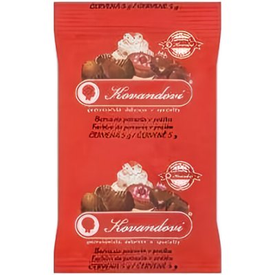 Kovandovi Potravinářské barvivo červené 10x5 g 50 g – Zboží Dáma