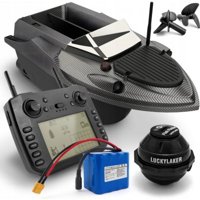 LOKEEVAN V030 s echolotem, dosah 800 m, baterie 20000 mAh, nosnost 3 kg, rychlost 15 km/h, GPS + taška – Zboží Mobilmania