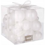 SPRINGOS Vánoční baňky stříbrné 5 velikostí sada 37ks – Sleviste.cz