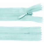 Spirálový zip no.3 skrytý nerozepínací 20cm - více barev color: 597 mint modrá – Hledejceny.cz