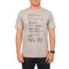 Pánské Tričko Rip Curl SURF EAT DRINK S/S TEE Cement Marle