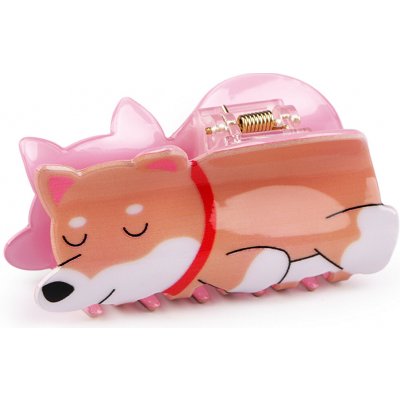 Skřipec do vlasů zvířátka Varianta: 2 lososová světlá liška, Balení: 1 ks – Hledejceny.cz