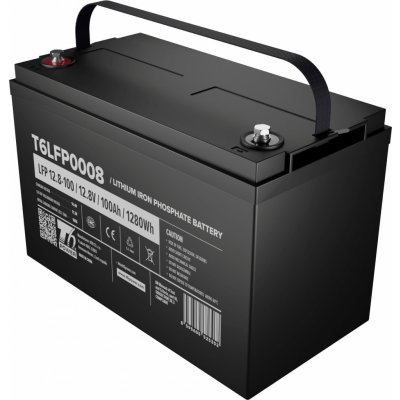 T6 Power LiFePO4 12.8V 100Ah 1280Wh Bluetooth T16 T6LFP0008 – Zboží Živě