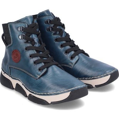 Rieker šněrovací kotník 45943-12 modrý – Sleviste.cz