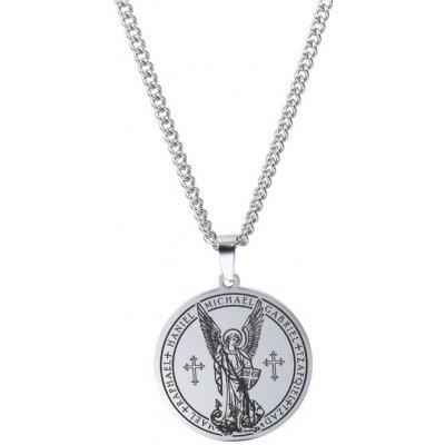 Impress Jewelry Přívěsek z chirurgické oceli Amulet Sedm archandělů Stříbrný 220406153644S