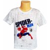 Dětské tričko Eplusm chlapecké tričko SPIDERMAN s pavučinou krátký rukáv bílé