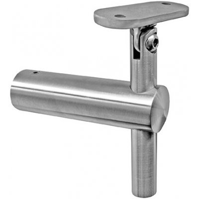 Hahn Steel nastavitelný držák pro hranaté madlo a hranatý sloupek aisi 304 ,brus – Zboží Mobilmania