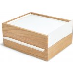 Umbra šperkovnice Stowit Mini bíla hnedá – Zboží Mobilmania