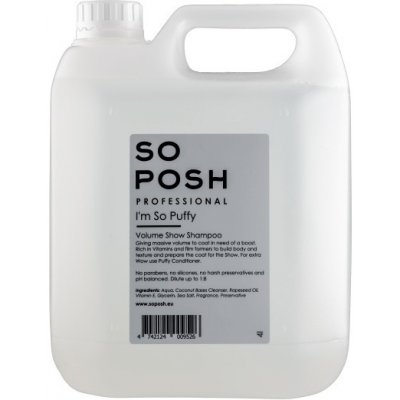 SO POSH objemový šampon 4l – Zboží Mobilmania