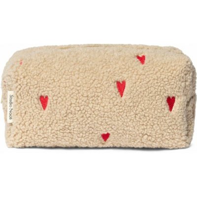 STUDIO NOOS Teddy Hearts POUCH kabelka Ecru Hearts – Sleviste.cz