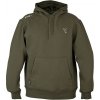 Rybářské tričko, svetr, mikina Fox Collection Green & Silver Hoodie