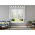 Dekorační krátká záclona na garnýž ELZA 140 bílá 250x140 cm MyBestHome – Hledejceny.cz