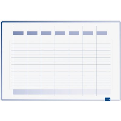 Legamaster Lakovaná plánovací tabule - týdenní plán, 60 x 90 cm, ACCENTS, magnetická, bílá
