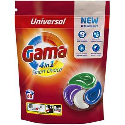 Vizír Gama (Vizir) 4in1 kapsle na praní 60ks Universal