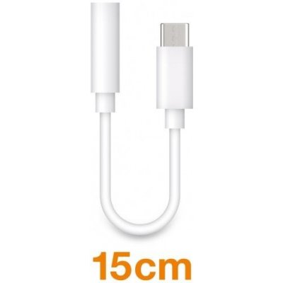 Audio adaptér Aligator USB-C na 3,5mm Jack, bílá – Zbozi.Blesk.cz