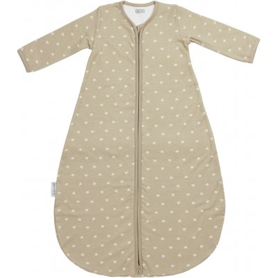 Meyco Spací vak s rukávy jersey Sweet Heart sand Soft sand – Hledejceny.cz