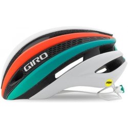 Giro Synthe MIPS Matte white turquoise/vermilion 2017