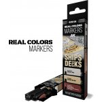 AK Interactive AK RC MARKERS Set SHIPS & DECKS SET 3 REAL COLORS MARKERS – Zbozi.Blesk.cz