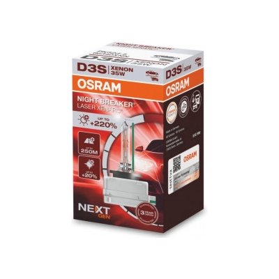 OSRAM XENONOVÉ VÝBOJKY XENARC NIGHT BREAKER LASER +220% D3S 66340XNN – Zboží Mobilmania