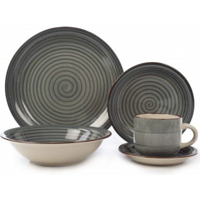 Banquet jídelní Spiral Blue 30 ks – Zboží Dáma