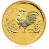 The Perth Mint Australia Zlatá mince Australská Lunární Série II. 2017 Kohout 1/4 oz