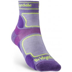 Bridgedale dámské ponožky Trail Run UL T2 CS Crew purple fialová