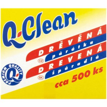 Q-Clean dřevěná párátka 500 ks