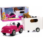 iMex Toys Auto pro panenky s přívěsem a koněm XXL – Hledejceny.cz
