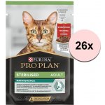 Pro Plan Cat STERILISED MAINTENANCE hovězí 26 x 85 g – Zboží Mobilmania