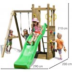 Marimex Dětské hřiště Play Basic 004 + zelená skluzavka – Zboží Mobilmania