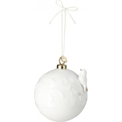 räder Porcelánová vánoční ozdoba Bird Ø 8,2 cm, bílá barva, porcelán – Hledejceny.cz