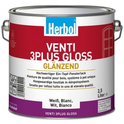 Herbol Venti 3 plus Gloss 0,75 l bílá – Zboží Mobilmania