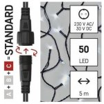 EMOS Standard LED spojovací vánoční řetěz 5 m venkovní i vnitřní studená bílá – Hledejceny.cz