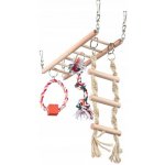 Trixie Natural Living houpačka do klece kruh žebřík trojuzel 29 x 25 x 9 cm – Zbozi.Blesk.cz