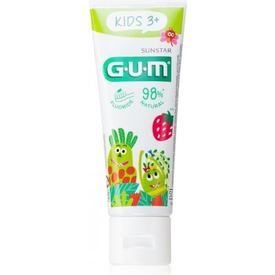 G.U.M Kids zubní gel pro děti s jahodovou příchutí 2-6 years 50 ml – Hledejceny.cz
