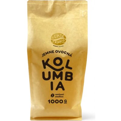 Zlaté Zrnko Kolumbie Jemně ovocná zrnková 1 kg – Hledejceny.cz