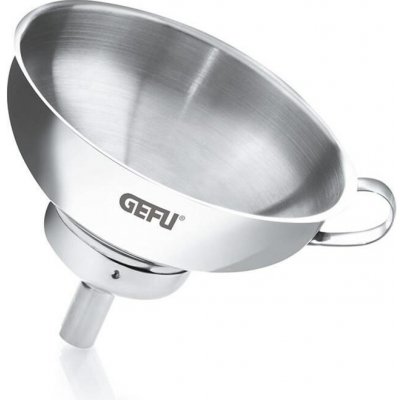 Nálevka / trychtýř se sítkem Gefu VERSARE P.14cm nerezová – Zboží Mobilmania