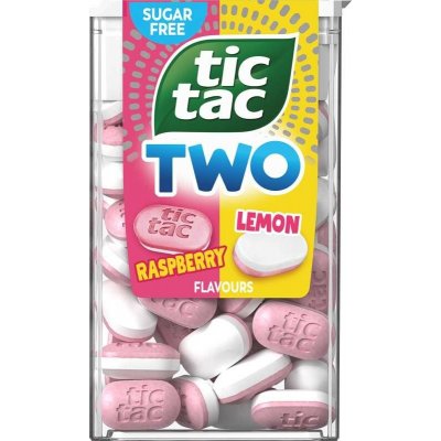 Tic Tac Two Raspberry & Lemon 38,5 g – Zbozi.Blesk.cz
