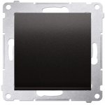Simon DW6.01/X/48 řazení 6 přístroj s krytem 10AX 250V bezšroubové antracit metalizovaná – Hledejceny.cz