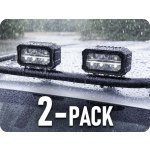 TruckLED LED pracovní světlo + poziční 25W+3W, 2200lm, 12V/24V/2-PACK! [L3422]