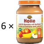 HOLLE Bio Jablko a banán s meruňkami 6 x 190 g – Zbozi.Blesk.cz