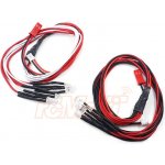 Yeah Racing LED diody s konektory 2x bílá 3mm a 2x červená 5mm – Sleviste.cz