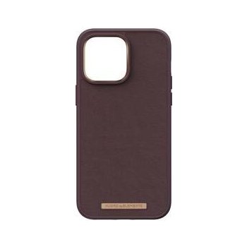 Pouzdro Njord Genuine Leather Apple iPhone 13/14 Pro Max hnědé